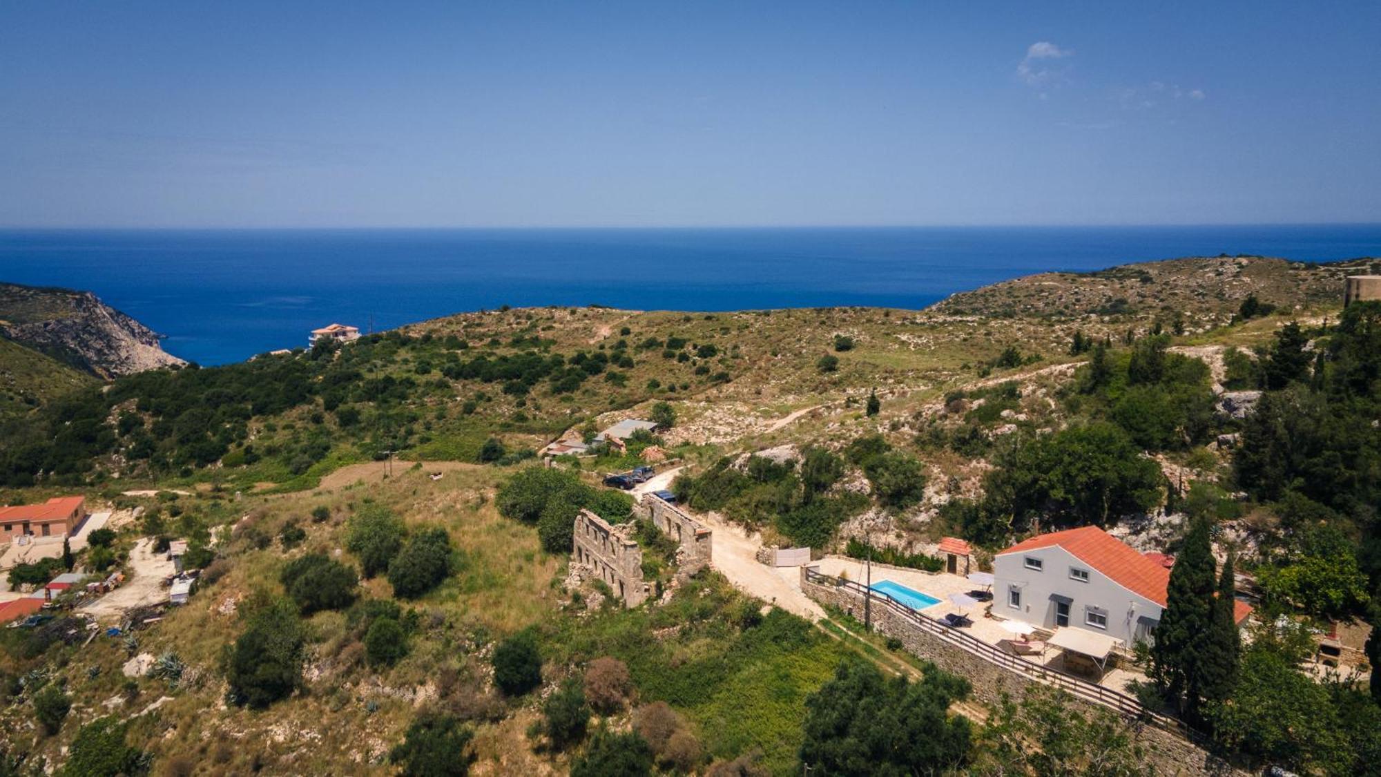 Villa Serenity Vóvikes Exterior foto