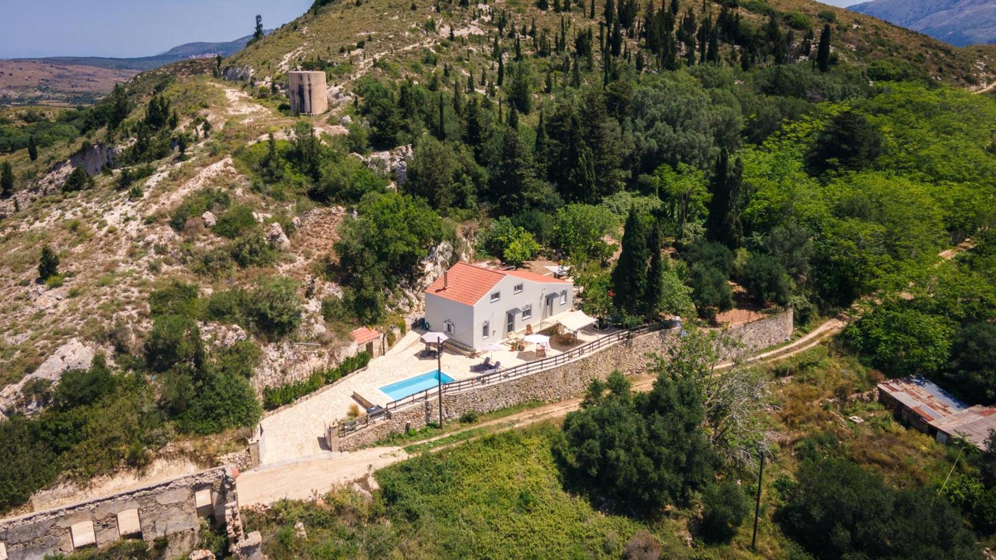 Villa Serenity Vóvikes Exterior foto