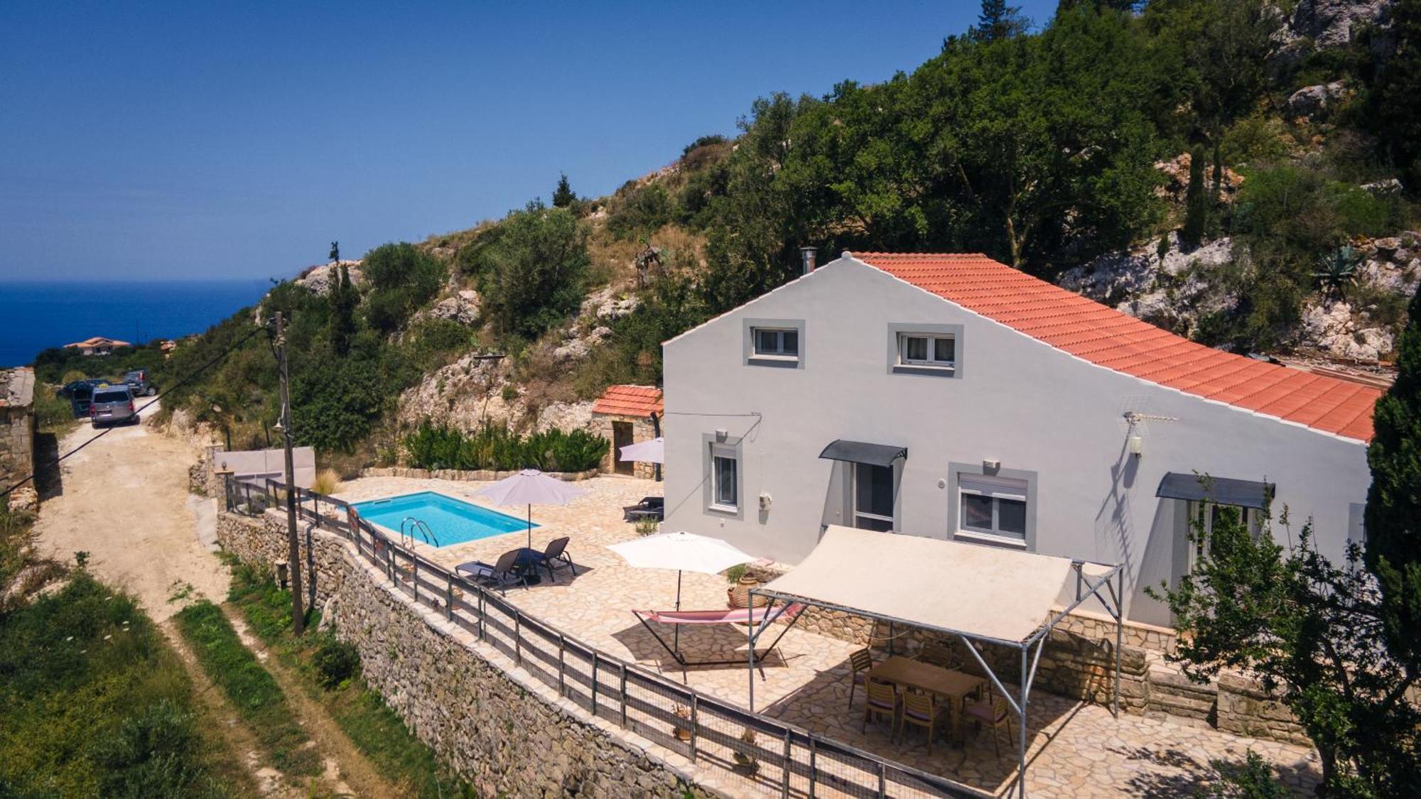 Villa Serenity Vóvikes Exterior foto